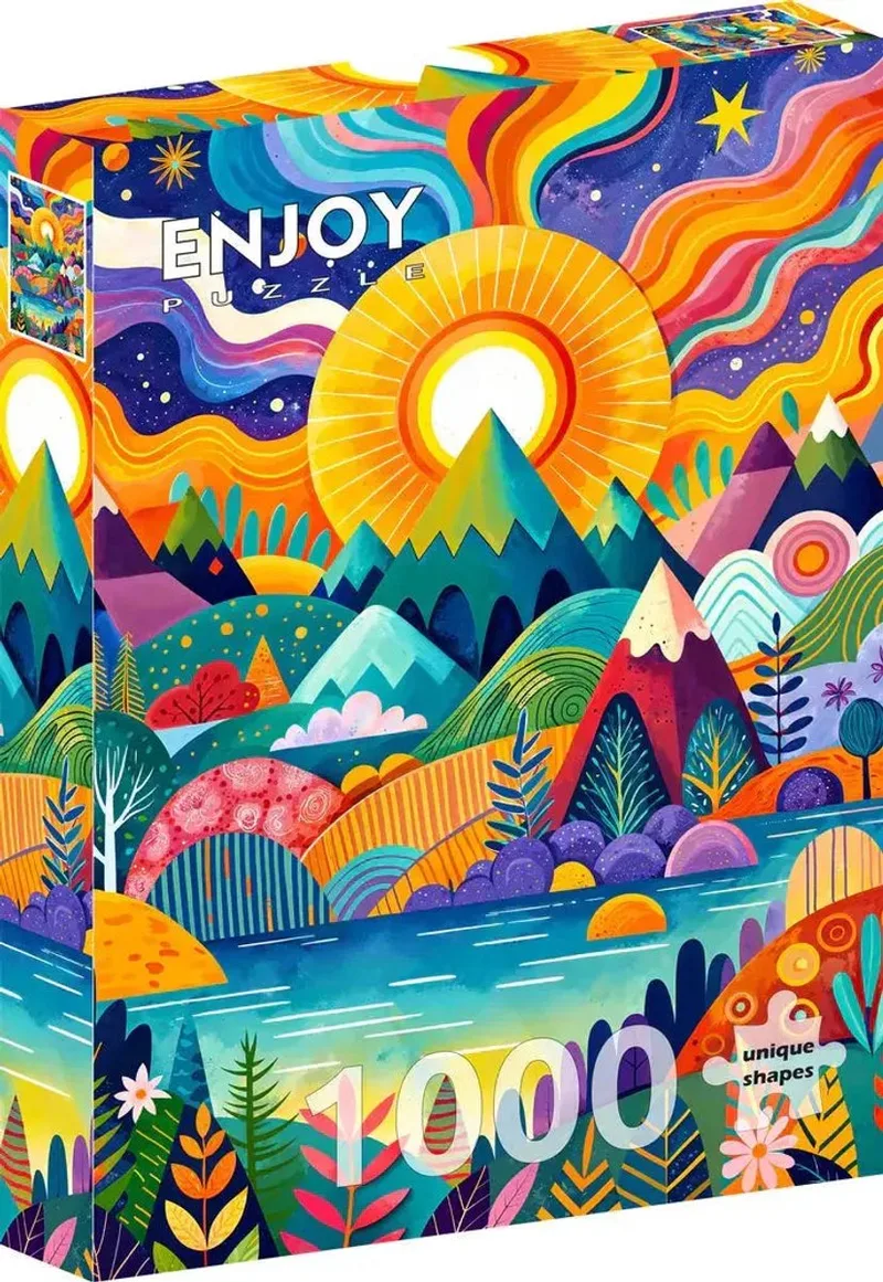 legpuzzel Spellbinding Horizon 1000 stukjes puzzel. van Enjoy Puzzle, editie Meerkleurig – doos