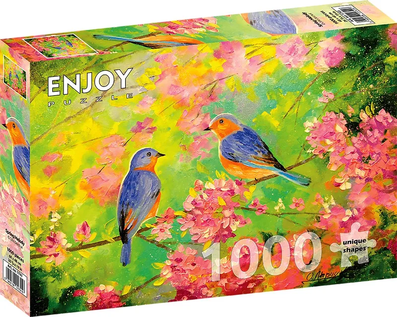 legpuzzel Spring Melody - 1000 stukjes kleurrijk. from Enjoy Puzzle, Multicolour edition – box