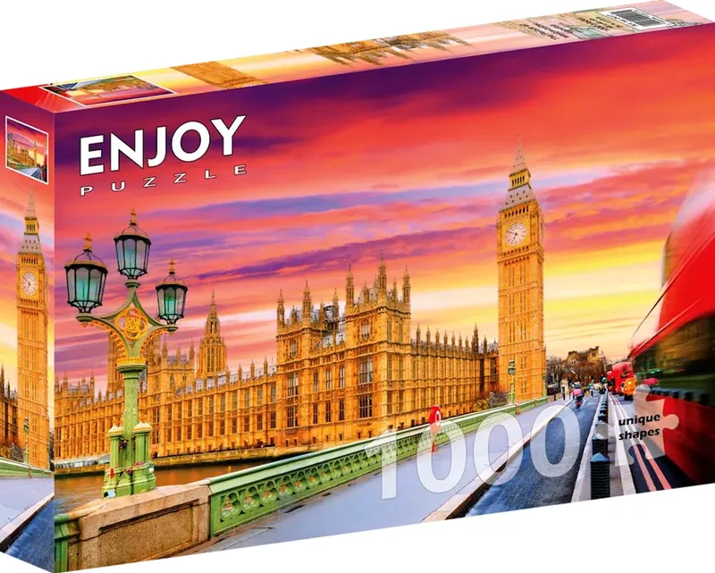 legpuzzel The Palace of Westminster Londen 1000 stukjes. de Enjoy Puzzle, édition Multicolore – boîte