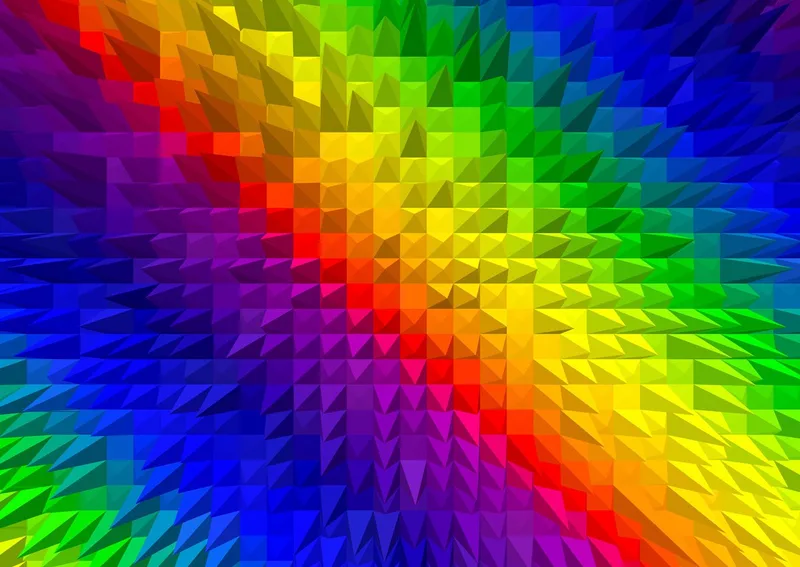legpuzzel Thorny Gradient - 1000 stukjes kleurrijk karton. van Enjoy Puzzle, editie Meerkleurig – doos