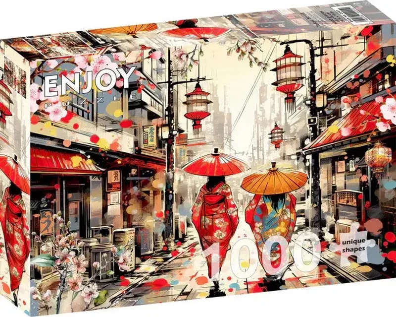 legpuzzel Tokyo Stroll 1000 stukjes volwassenen. de Enjoy Puzzle, édition Multicolore – boîte