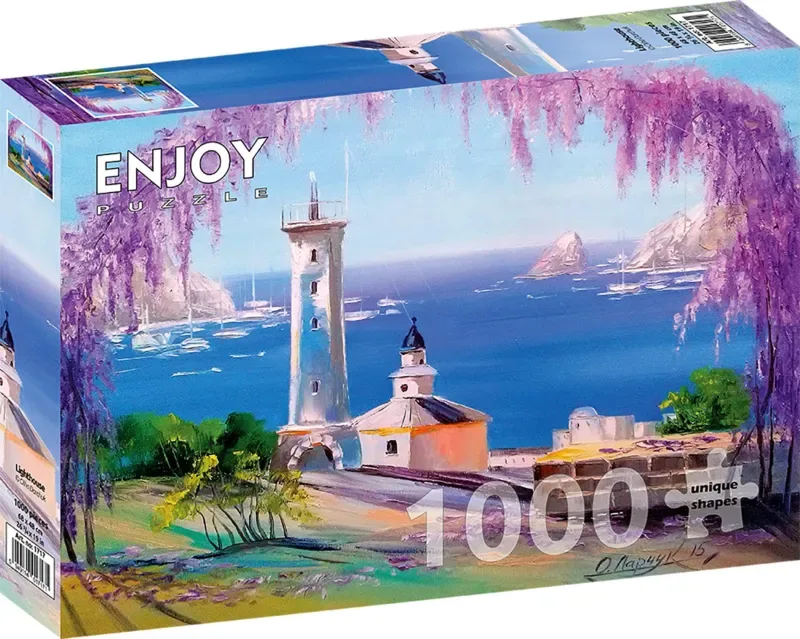 legpuzzel vuurtoren - 1000 stukjes kleurrijk speelgoed. from Enjoy Puzzle, Multicolour edition – box 2 of 2