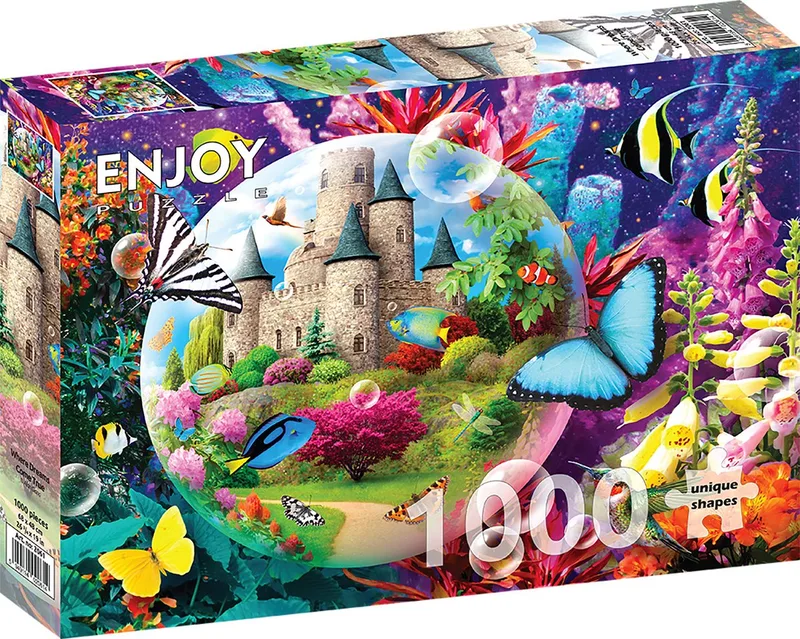 legpuzzel Where Dreams Come True - 1000 stukjes fantasie. från Enjoy Puzzle, utgåva Flerfärgad – kartong