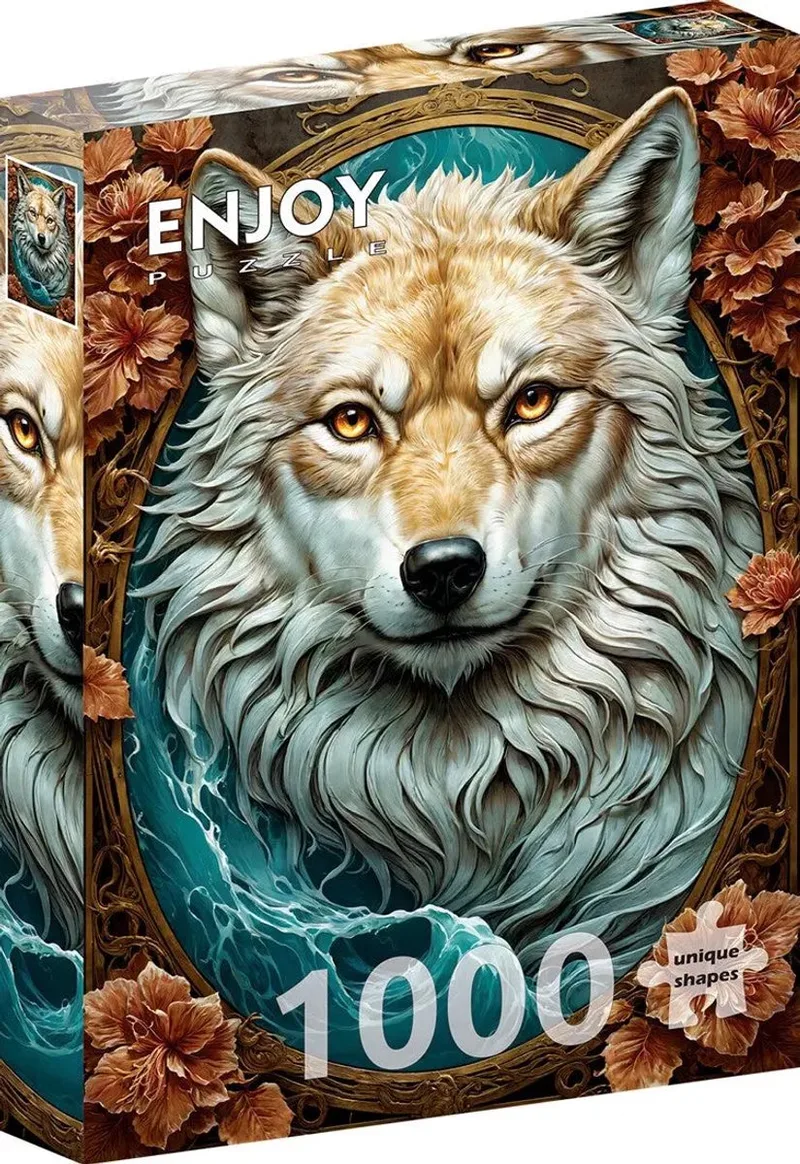 legpuzzel wolf 1000 stukjes - puzzel volwassenen. van Enjoy Puzzle, editie Meerkleurig – doos