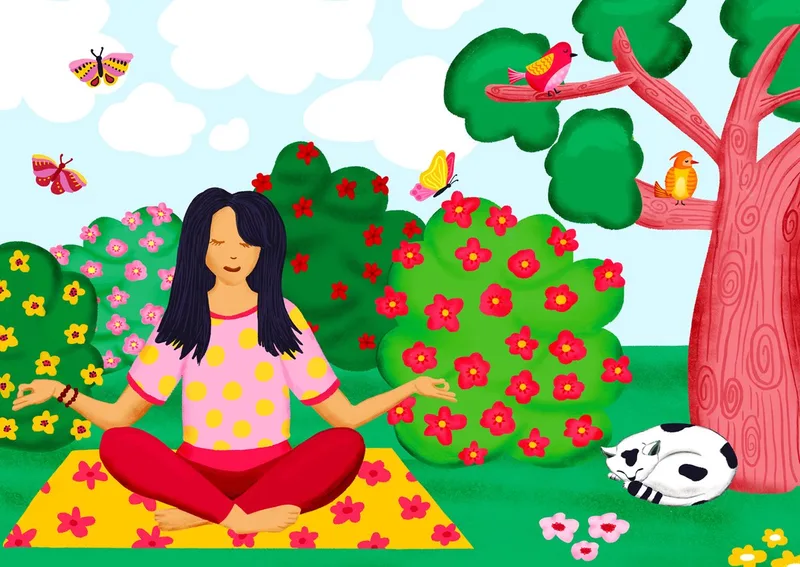 legpuzzel Yoga in het Park - 1000 stukjes puzzelplezier. van Enjoy Puzzle, editie Meerkleurig – doos