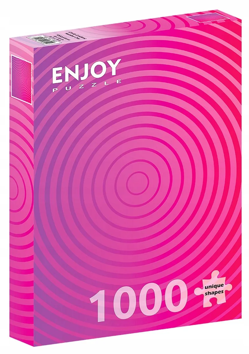 Merkloos 1000-delige Puzzel - Cirkelvormige Kleurovergang de Enjoy Puzzle, édition Multicolore – boîte