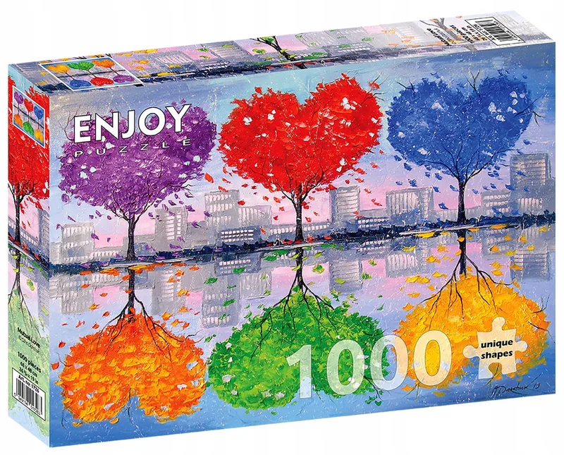 Merkloos Puzzel 1000 Stukjes - Wederzijdse Liefde from Enjoy Puzzle, Multicolour edition – box