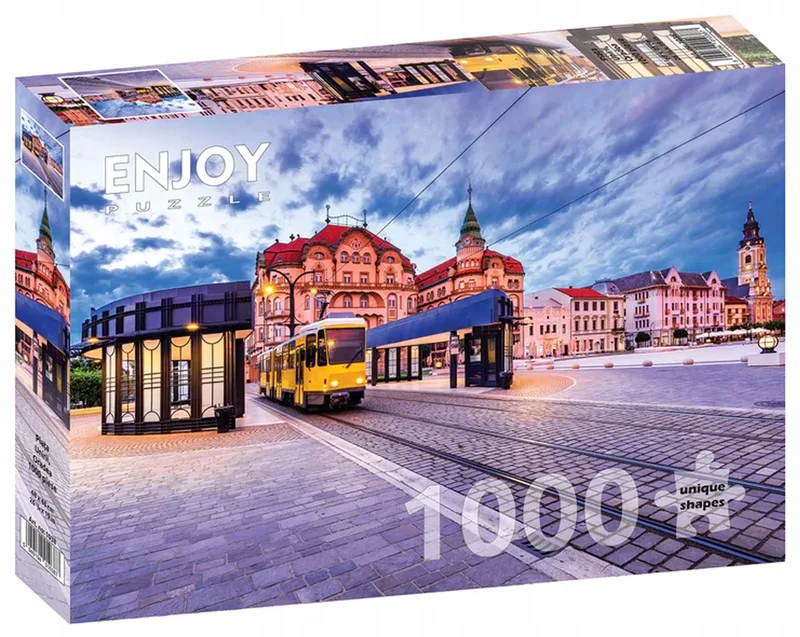 Puzzel 1000 Stukken: Oradea, Roemenië - Architectuur from Enjoy Puzzle, Multicolour edition – box