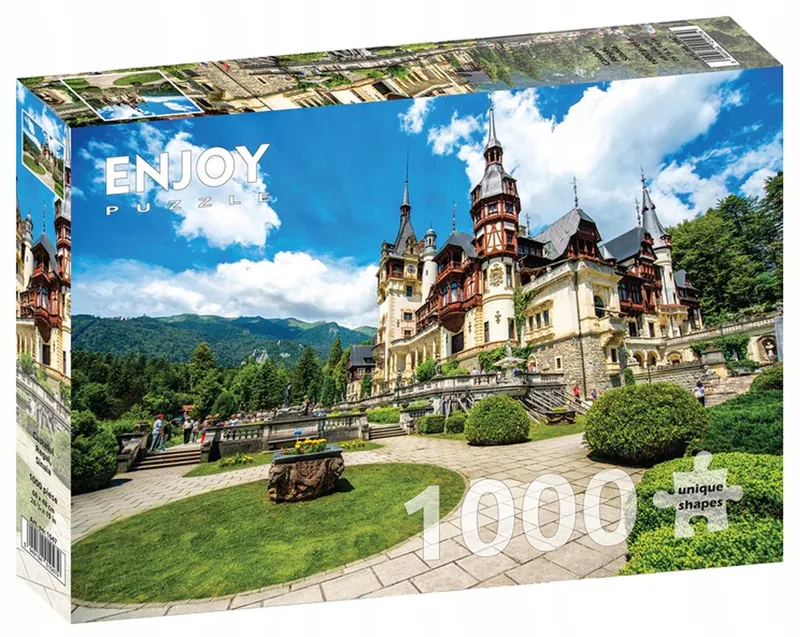 Puzzel 1000 Stukken: Paleis Peleș, Sinaia, Roemenië van Enjoy Puzzle, editie Meerkleurig – doos