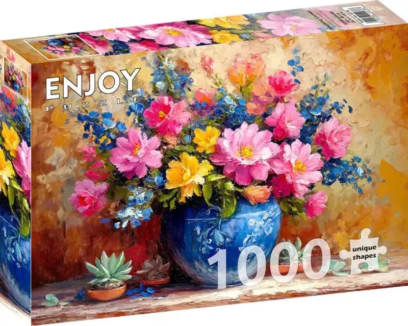 puzzel Blushing Corner 1000 stukjes volwassenen. from Enjoy Puzzle, Multicolour edition – box