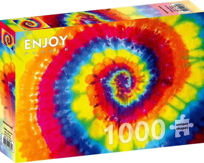 Puzzle Rainbow Swirl - 1000 pièces von Enjoy Puzzle – Schachtel 2 von 2