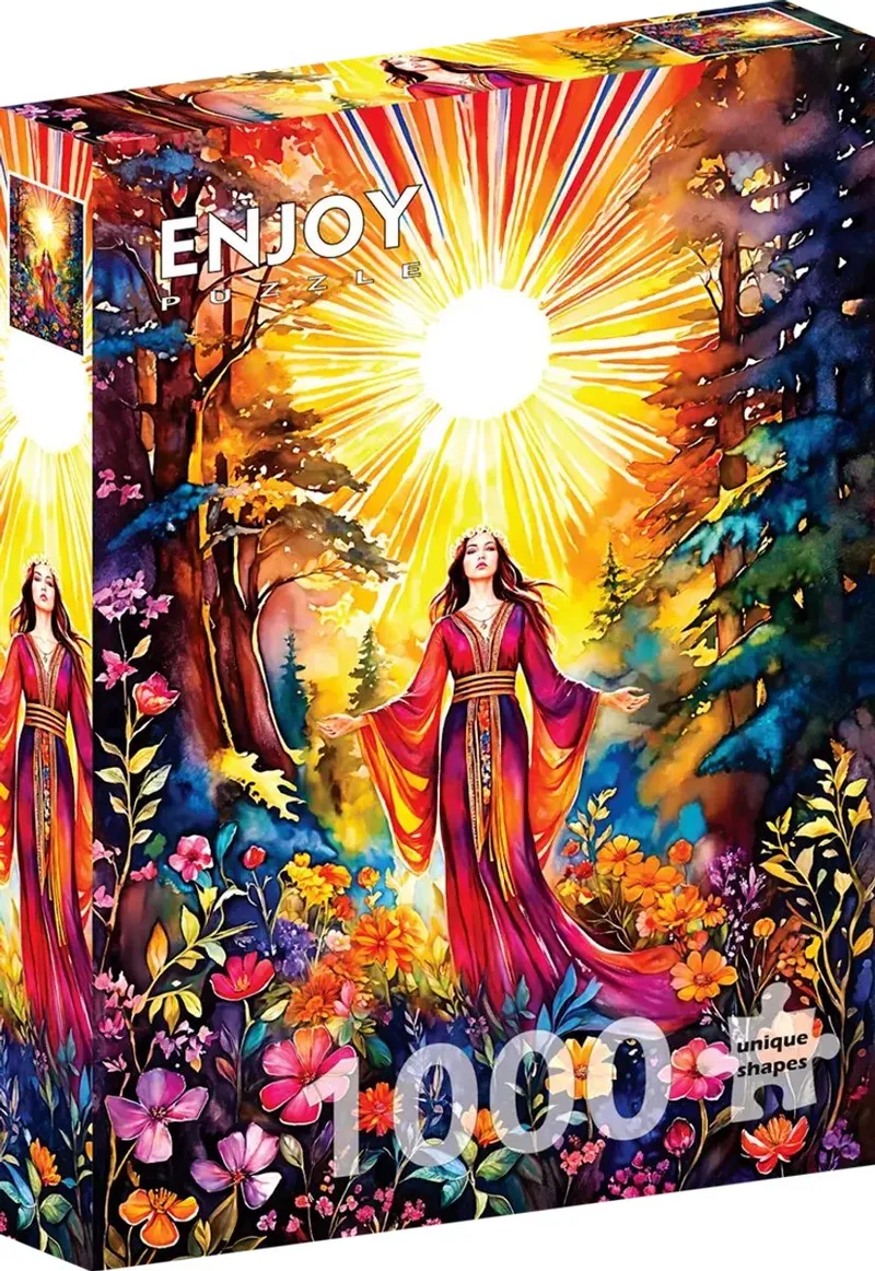The Goddess in Spring (1000). de Enjoy Puzzle, édition Multicolore – boîte