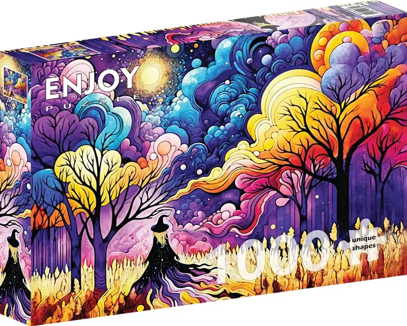 The Witch's Way (1000). van Enjoy Puzzle, editie Meerkleurig – doos