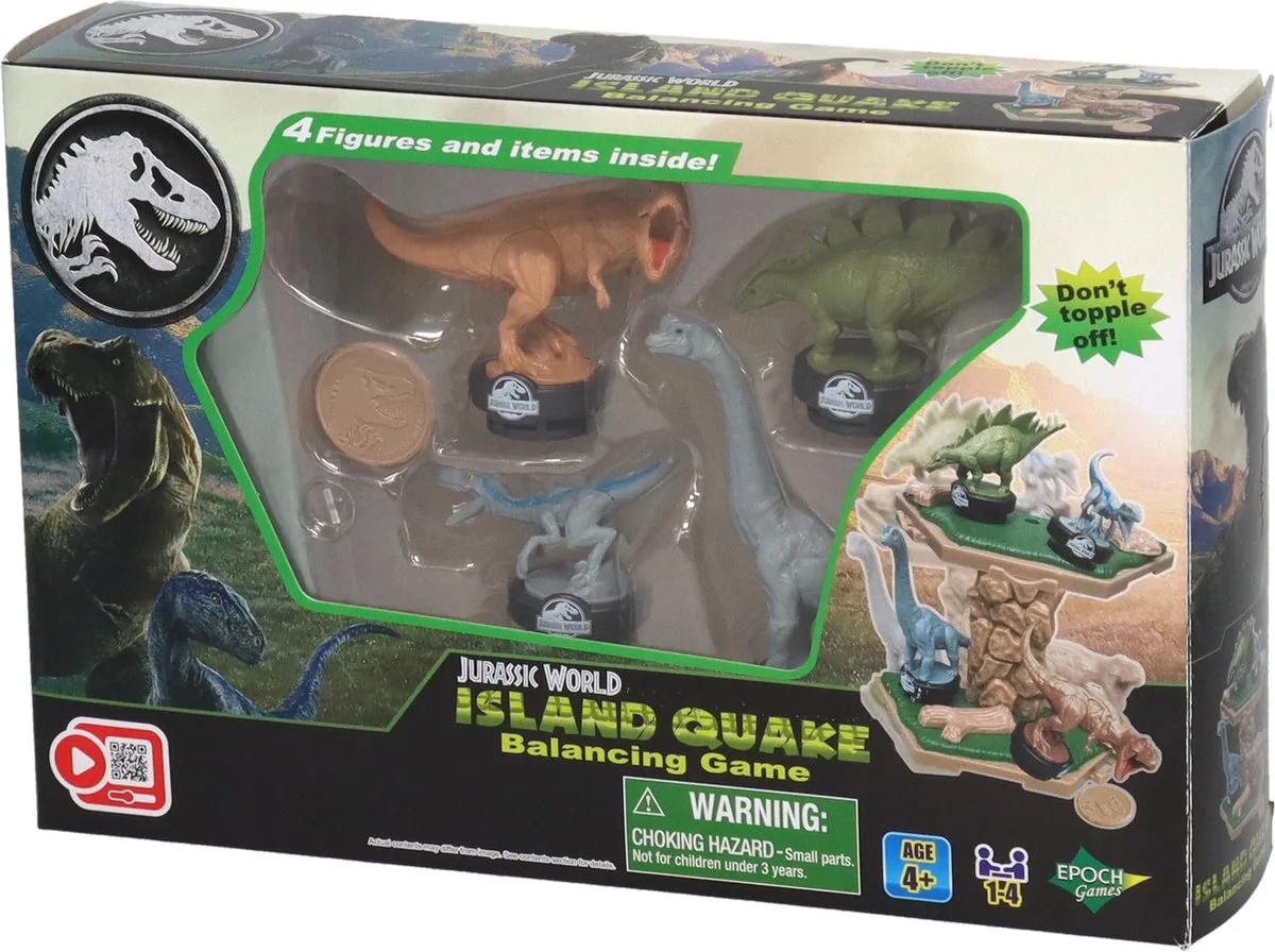 Jurassic World Island Quake -Balancing Game von EPOCH Games – Schachtel