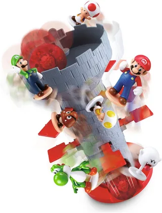 Spiel Super Mario™ Blow Up! Shaky Tower, Familienspiel from EPOCH Games, Multicolour edition – box 5 of 5