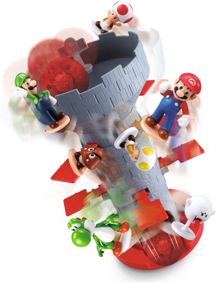 Spiel Super Mario™ Blow Up! Shaky Tower, Familienspiel from EPOCH Games, Multicolour edition – box 5 of 5
