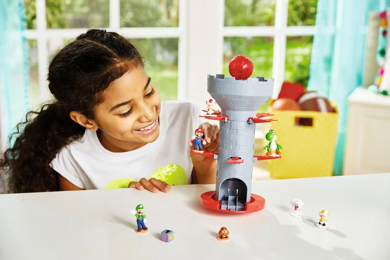 Spiel Super Mario™ Blow Up! Shaky Tower, Familienspiel from EPOCH Games, Multicolour edition – box 2 of 5