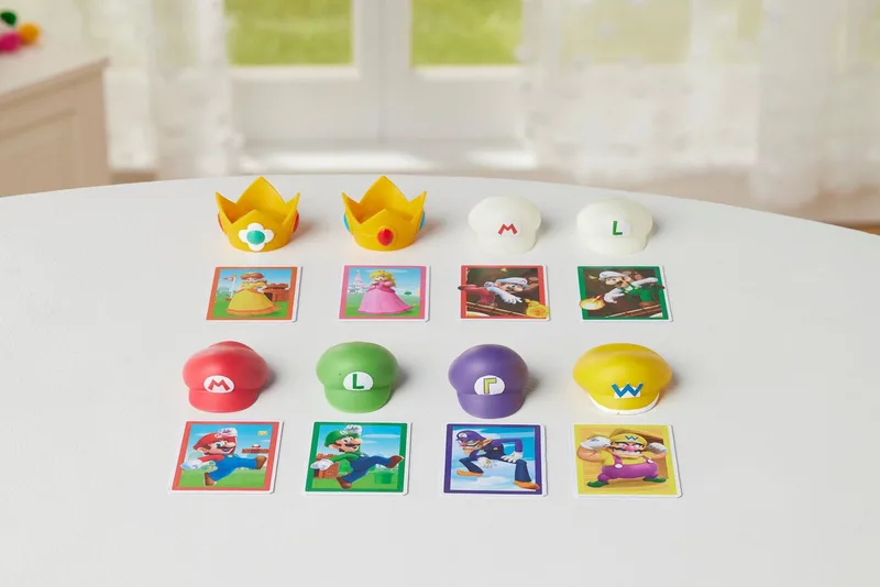 Spiel Super Mario™ Cap Stacker, Familienspiel from EPOCH Games, Multicolour edition – box 4 of 5