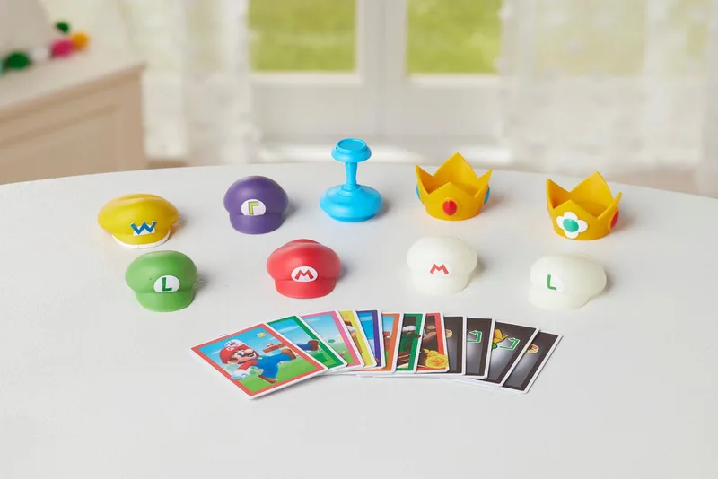 Spiel Super Mario™ Cap Stacker, Familienspiel from EPOCH Games, Multicolour edition – box 3 of 5