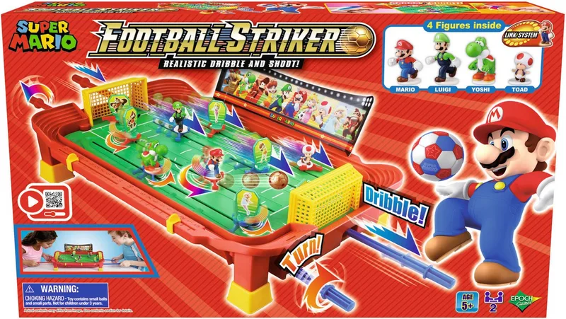 Spiel Super Mario™ Football Striker, Familienspiel from EPOCH Games, Multicolour edition – box 2 of 5
