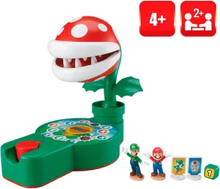 Super Mario Piranha Plant Escape - Spannend bordspel met 2 figuren från EPOCH Games – kartong 2 av 5