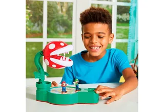 Super Mario Piranha Plant Escape - Spannend bordspel met 2 figuren från EPOCH Games – kartong 3 av 5