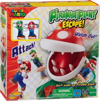 Super Mario Piranha Plant Escape - Spannend bordspel met 2 figuren från EPOCH Games – kartong 1 av 5