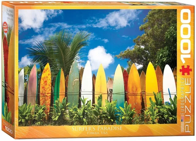 1000-delige Puzzel: Surfplanken, 35x25 cm