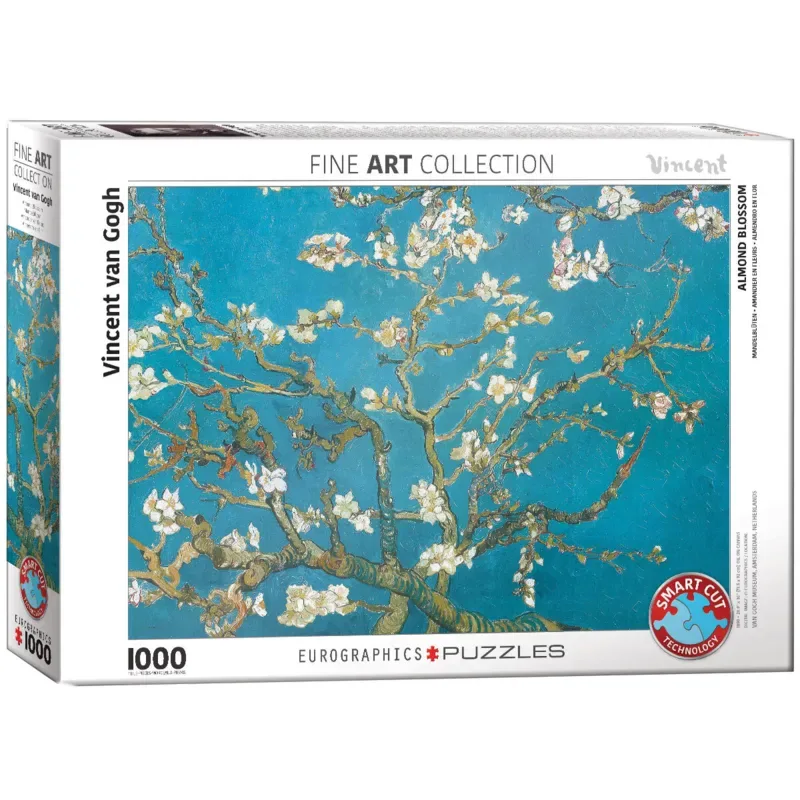 Amandelbloesem [Fleurs d'amandier] - Vincent Van Gogh - 1000 stukjes 68×48cm (b×h) - Fine Art Legpuzzel from Eurographics, Multicolour edition – box 2 of 2