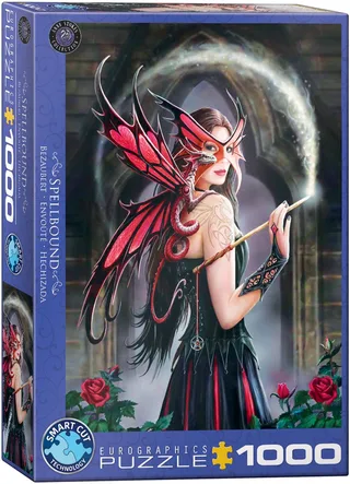 Betoverd [Spellbound] - Anne Stokes - 1000 stukjes 48×68cm (b×h) - Legpuzzel from Eurographics, Multicolour edition – box 1 of 2
