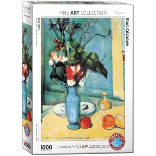 Blauwe Vaas [Vase Bleu] - Paul Cezanne - 1000 stukjes 48×68cm (b×h) - Fine Art Legpuzzel van Eurographics, editie Meerkleurig – doos 2 van 2