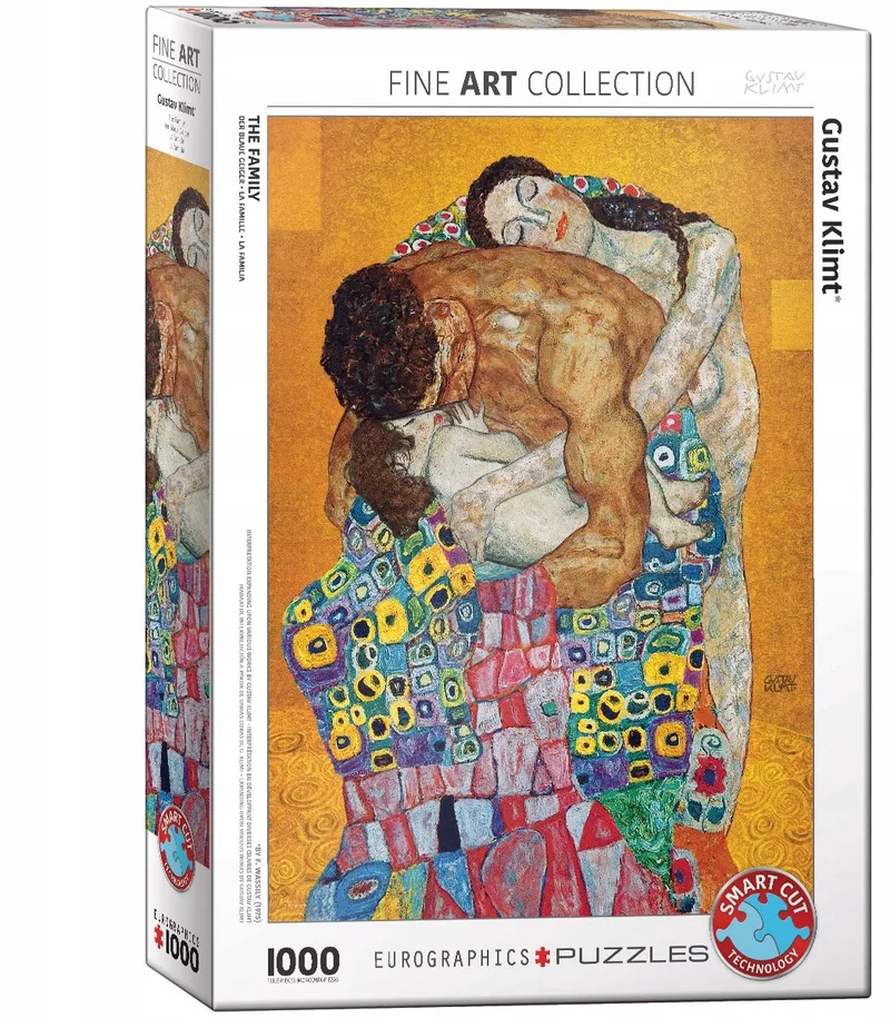 De Familie [Die Familie] - Gustav Klimt - 1000 stukjes 48×68cm (b×h) - Fine Art Legpuzzel from Eurographics, Multicolour edition – box 1 of 2