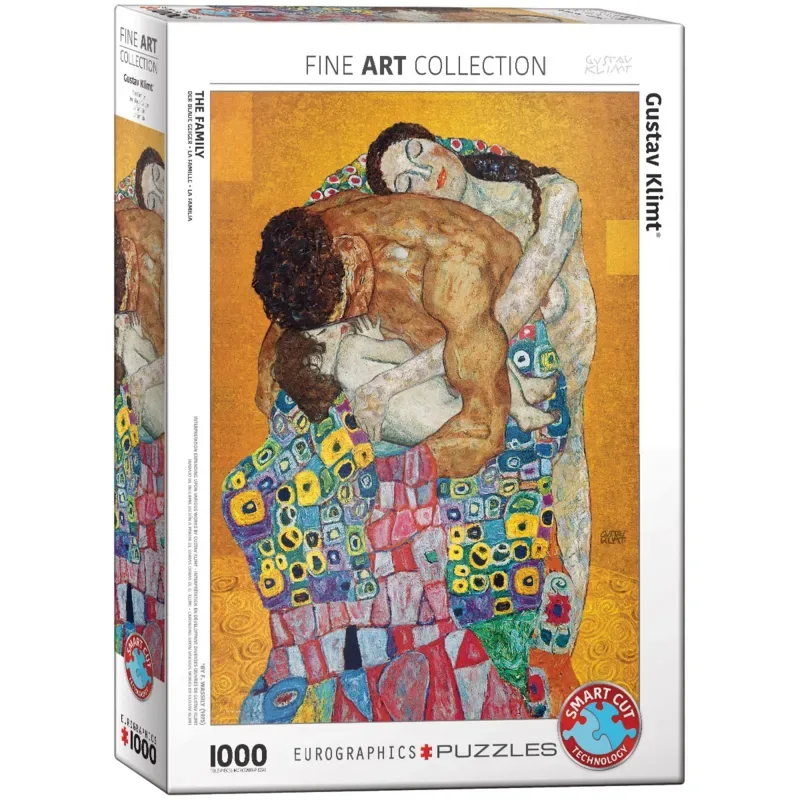 De Familie [Die Familie] - Gustav Klimt - 1000 stukjes 48×68cm (b×h) - Fine Art Legpuzzel from Eurographics, Multicolour edition – box 2 of 2