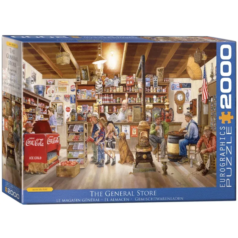 De kruidenierswinkel [The General Store] - Les Ray - 2000 stukjes 97×68cm (b×h) - Legpuzzel from Eurographics, Multicolour edition – box 2 of 2