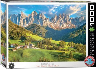 Dolomieten, Italië - 1000 stukjes 68×48cm (b×h) - Legpuzzel de Eurographics, édition Multicolore – boîte 2 sur 2