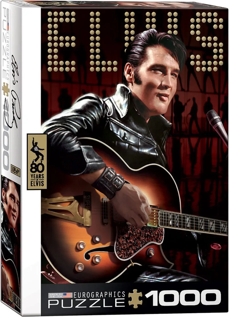 Elvis Presley Comeback Special - 1000 stukjes 68×48cm (b×h) - Legpuzzel van Eurographics, editie Meerkleurig – doos