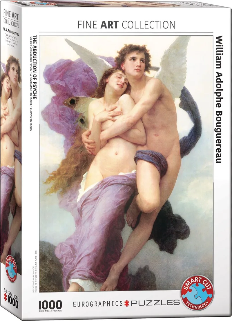 Eurografiek De razernij van Psyche - William Bouguereau (1000). van Eurographics, editie Meerkleurig – doos
