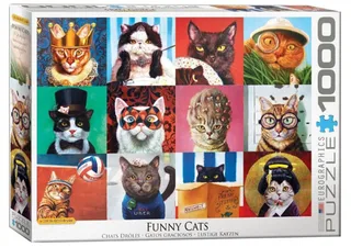 Funny Cats (1000) de Eurographics – boîte 1 sur 2