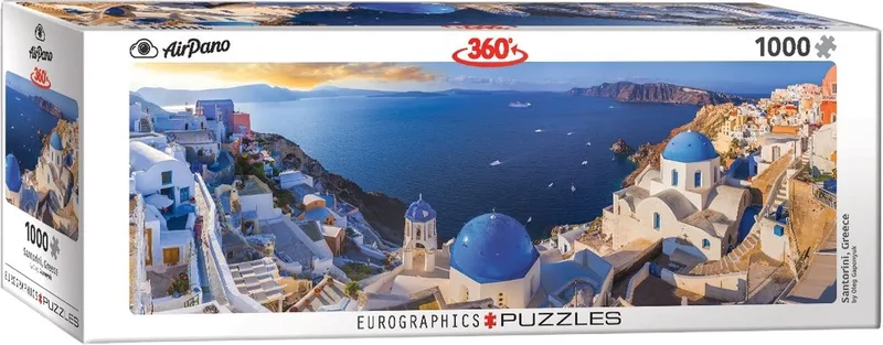 Griekenland - Santorini - puzzel Legpuzzel 1000 stuk(s) de Eurographics, édition Multicolore – boîte