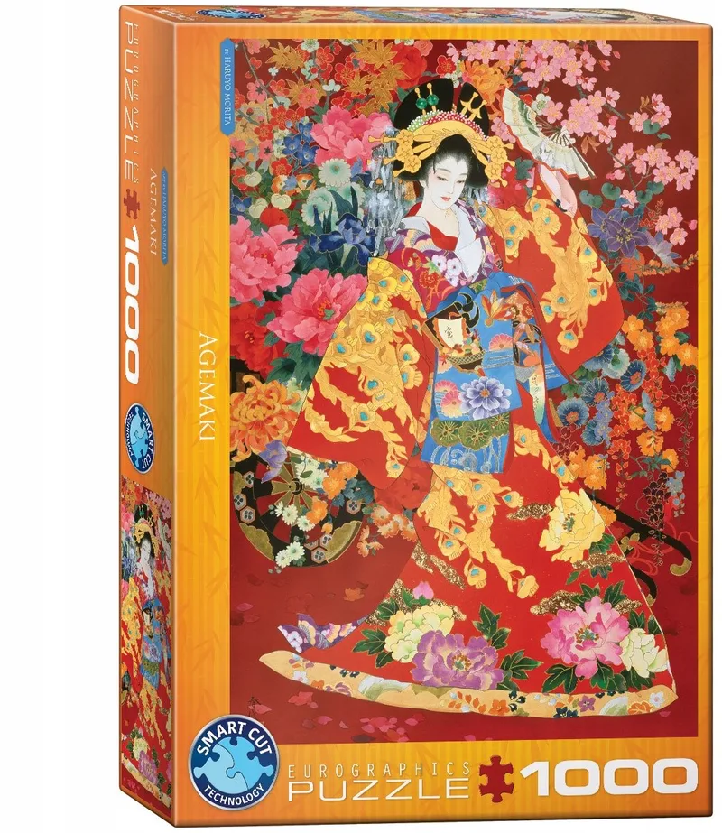 Haruyo Morita - 1000 stukjes 48×68cm (b×h) - Legpuzzel fra Eurographics, Agemaki-udgave – æske 1 af 2