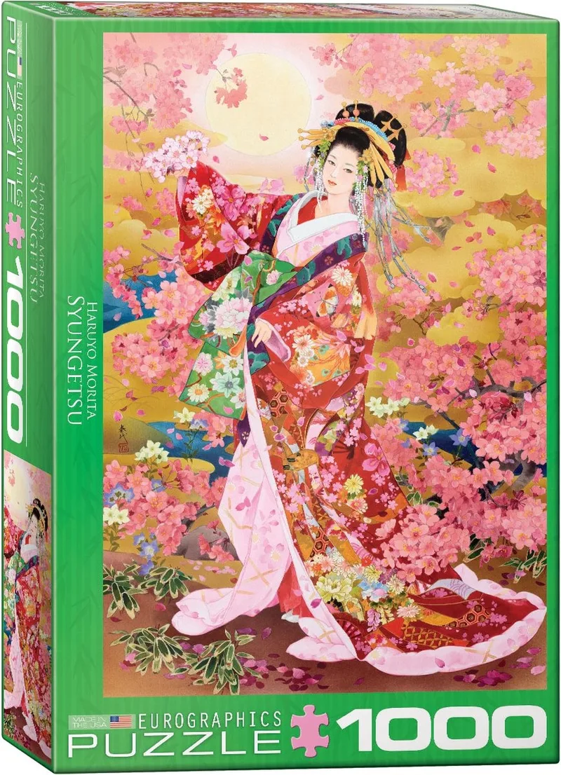 Haruyo Morita - 1000 stukjes 48×68cm (b×h) - Legpuzzel from Eurographics, Syungetsu edition – box 1 of 2