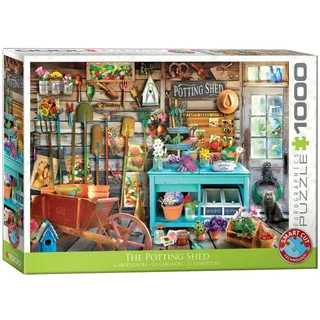 Het Oppothokje [ The Potting Shed] - 1000 stukjes 68×48cm (b×h) - Legpuzzel de Eurographics, édition Multicolore – boîte 2 sur 2