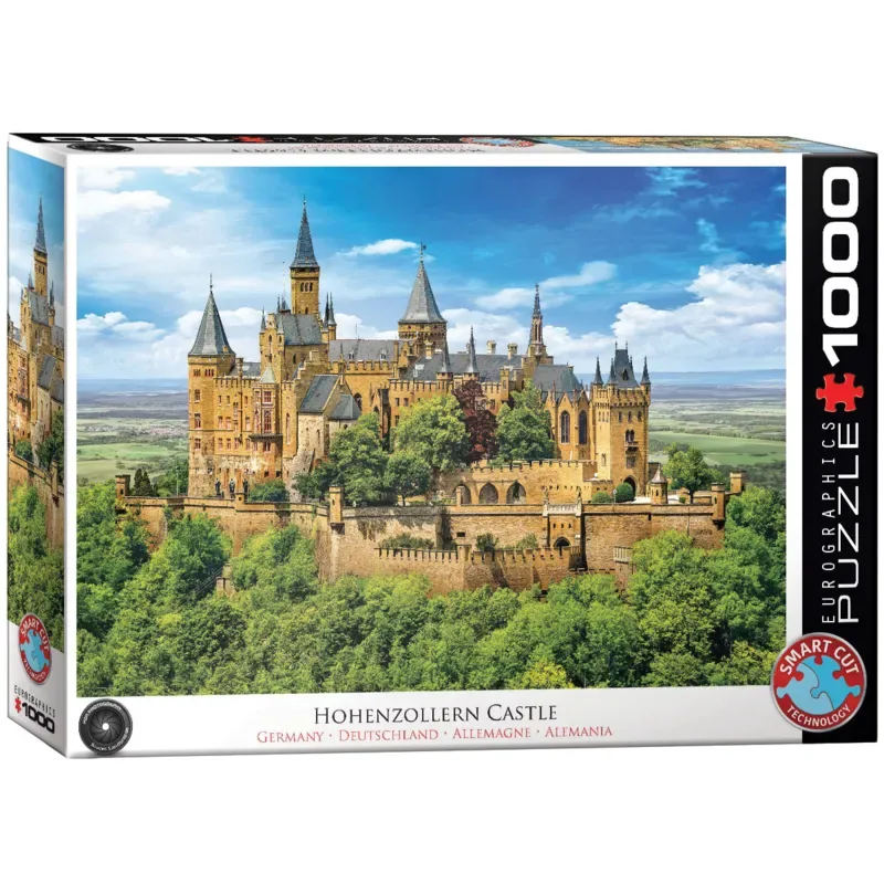 Puzzle Château de Hohenzollern, Allemagne - 1000 pièces de Eurographics, édition Multicolore – boîte 2 sur 2