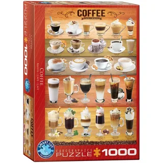 Koffie [Coffee] - 1000 stukjes 48×68cm (b×h) - Legpuzzel von Eurographics, Ausgabe Mehrfarbig – Schachtel 2 von 2