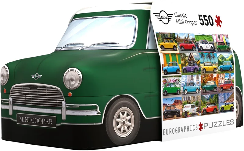 legpuzzel Classic Mini Cooper 550 stukjes puzzel volwassenen. van Eurographics, editie Meerkleurig – doos