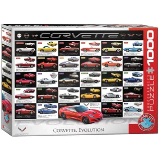 legpuzzel - Corvette Evolution - 1000 stuks van Eurographics, editie Meerkleurig – doos 2 van 2