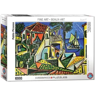 Mediterraan Landschap [Paysage méditerranéen] - Pablo Picasso - 1000 stukjes 68×48cm (b×h) - Fine Art Legpuzzel van Eurographics, editie Meerkleurig – doos 2 van 2