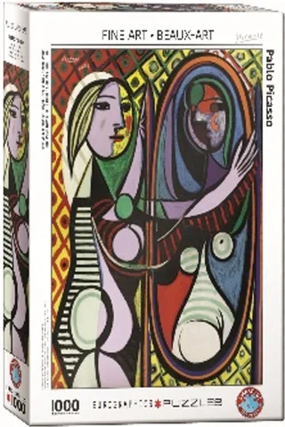 Puzzle Pablo Picasso - Jeune Fille devant un Miroir - 1000 pièces de Eurographics, édition Multicolore – boîte 1 sur 2
