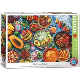 Mexicaanse tafel [Mexican Table] - 1000 stukjes 68×48cm (b×h) - Legpuzzel de Eurographics, édition Multicolore – boîte 2 sur 2