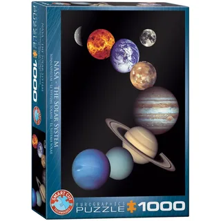 NASA Het Zonnenstelsel [NASA The Solar System] - 1000 stukjes 48×68cm (b×h) - Legpuzzel de Eurographics, édition Multicolore – boîte 2 sur 2